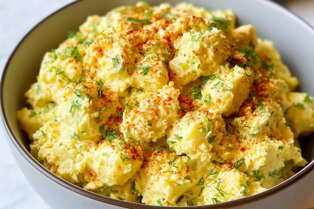 Delicious Potato Salad in a Bowl