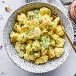 Delicious Homemade Potato Salad in a Bowl