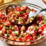 Delicious Salsa Fresca Served with Tortilla Chips