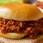 Sloppy Joes Comfort Food on a Plate