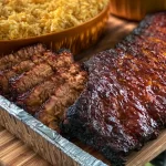 Juicy Smoked Baby Back Ribs on a Grill
