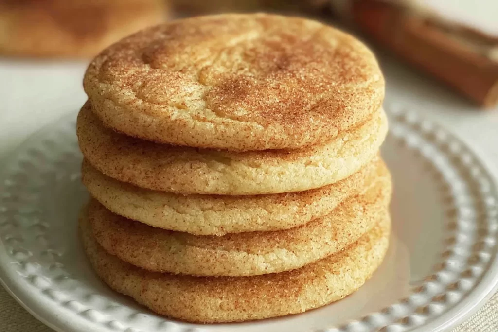 Delicious Snickerdoodle Cookies Freshly Baked