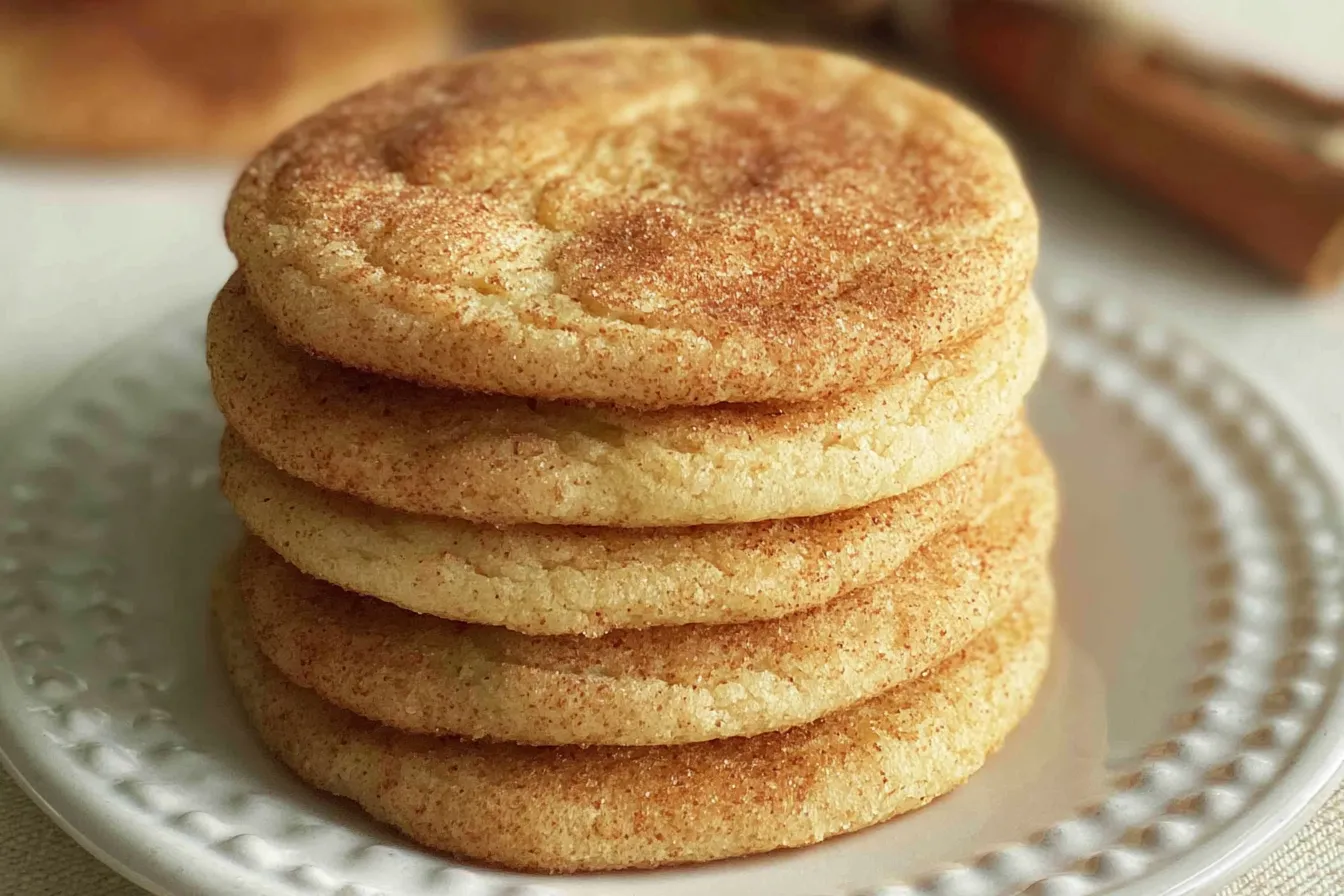 Delicious Snickerdoodle Cookies Freshly Baked