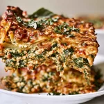 Delicious Spinach and Ricotta Lasagna Layered Dish