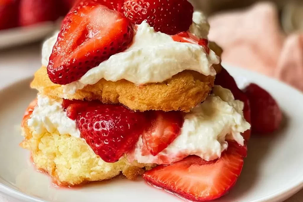 Strawberry Shortcake Ready to Serve