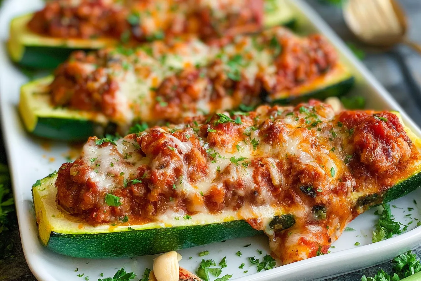 Stuffed Zucchini Boats