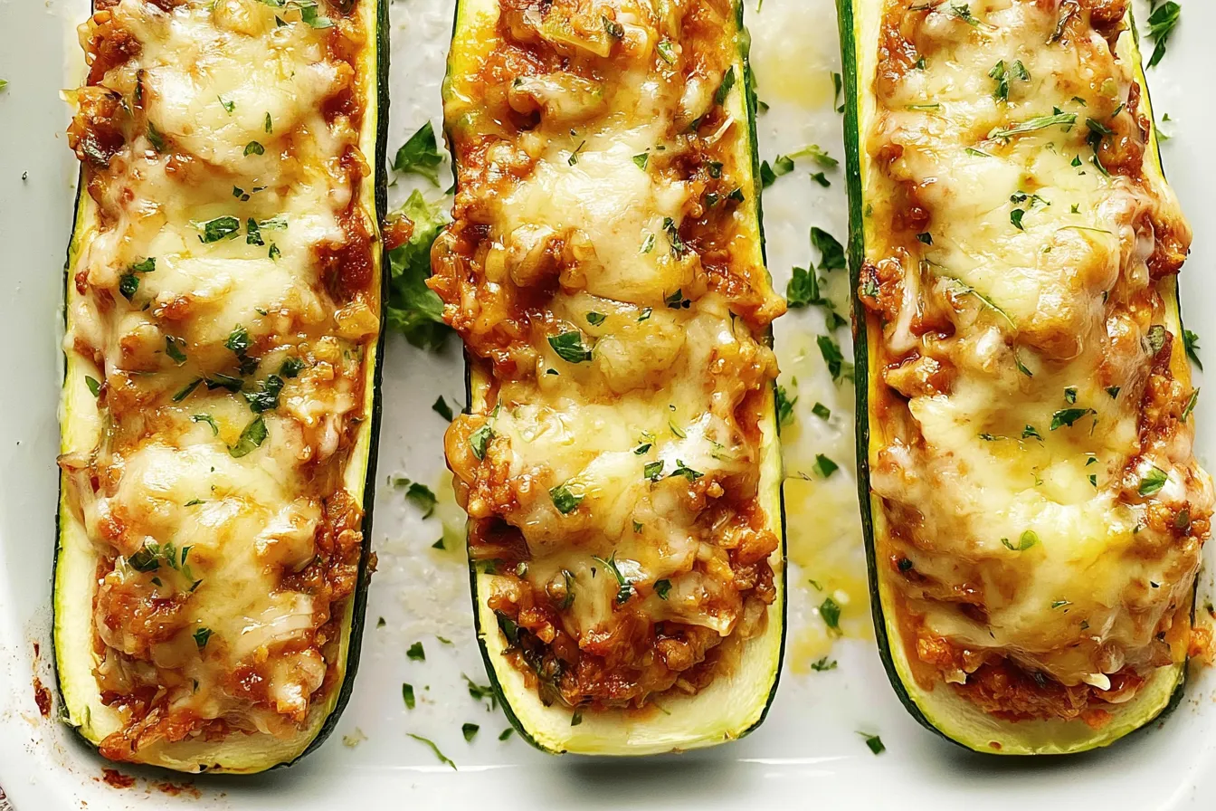 Stuffed Zucchini Boats