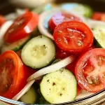 Tomato Cucumber Salad Bowl