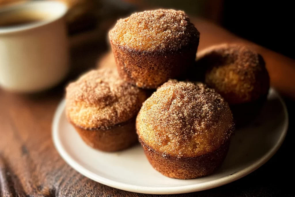 Delicious Apple Cider Donut Muffins Freshly Baked