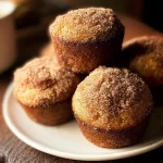 Delicious Apple Cider Donut Muffins Freshly Baked