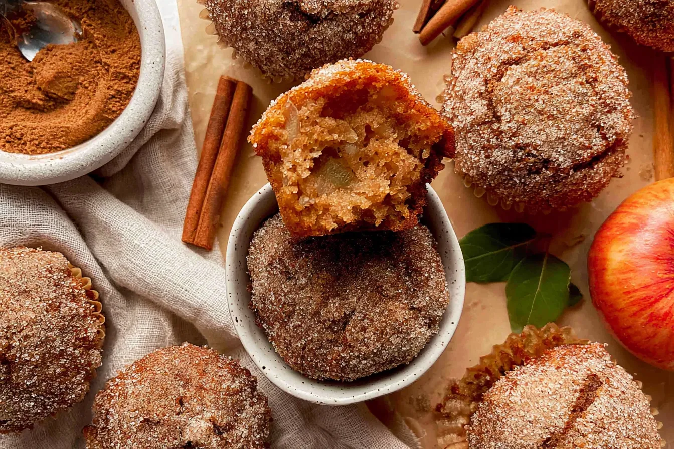 Apple Cider Muffins Freshly Baked and Ready to Enjoy