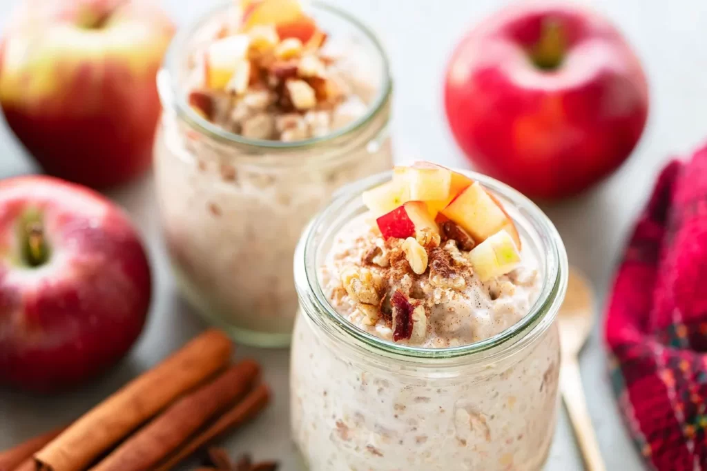 Apple Cinnamon Overnight Oats - Delicious and Nutritious