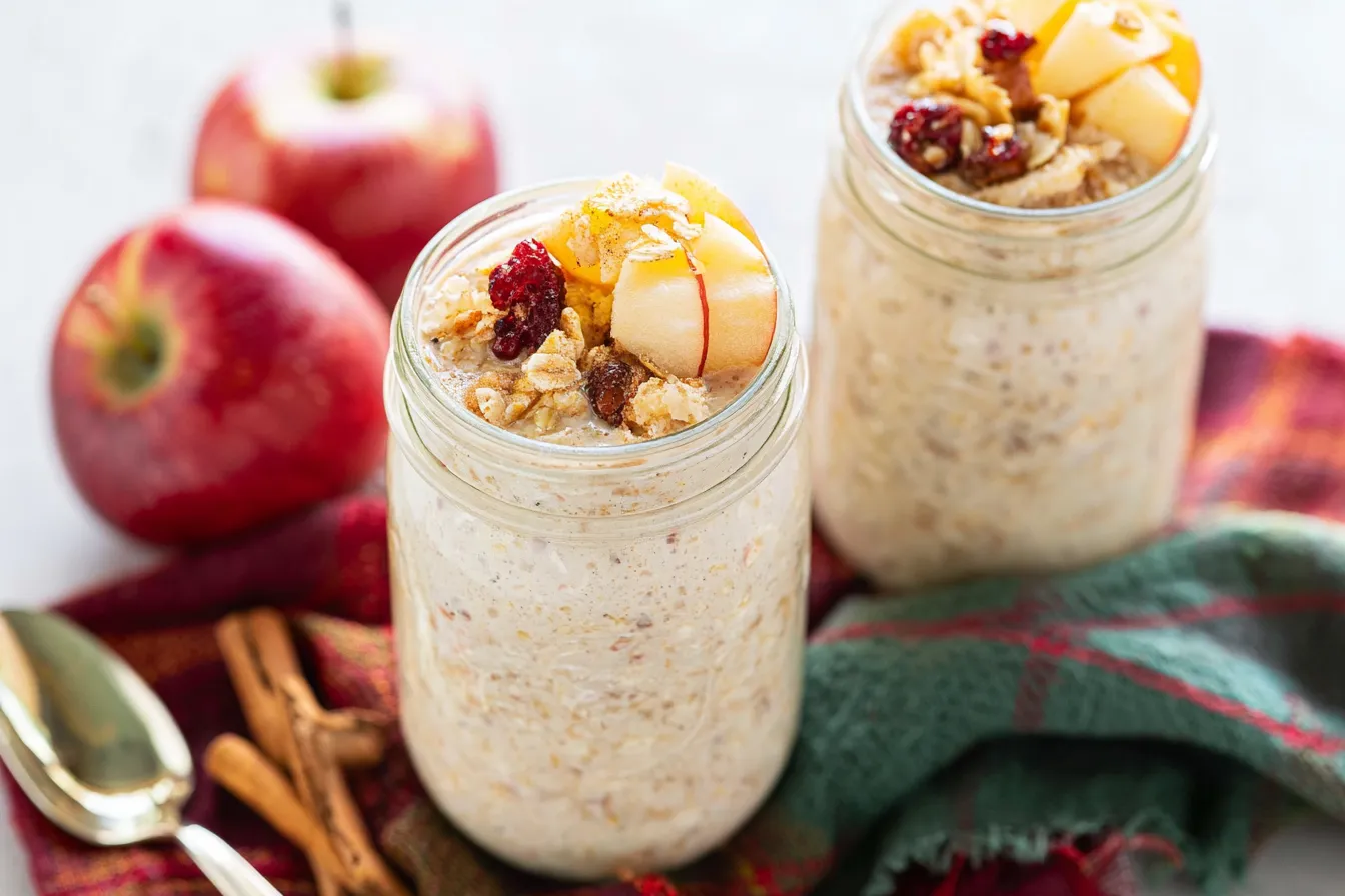 Apple Cinnamon Overnight Oats