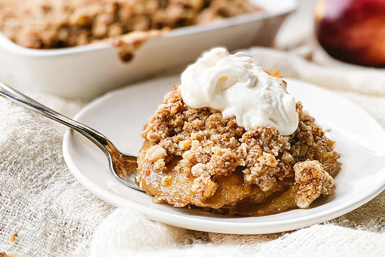 Irresistible Apple Crisp Fresh Out of the Oven