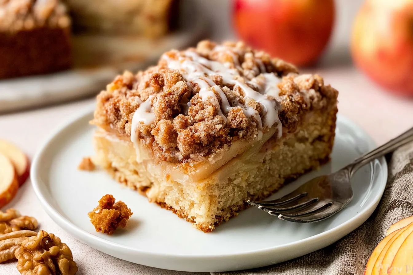 Apple Streusel Coffee Cake Freshly Baked