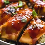 Baked Teriyaki Chicken Served with Rice and Veggies