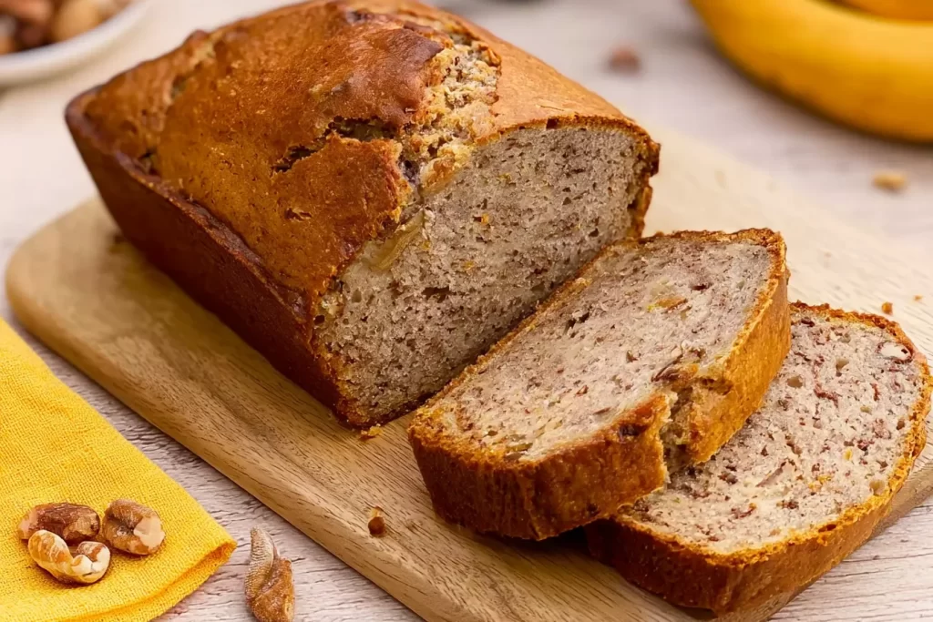 Deliciously Moist Banana Bread Slices