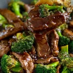 Beef and Broccoli Stir-Fry Plated