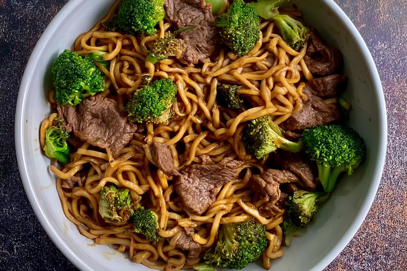 Beef and Broccoli Lo Mein - A Delicious Homemade Dish