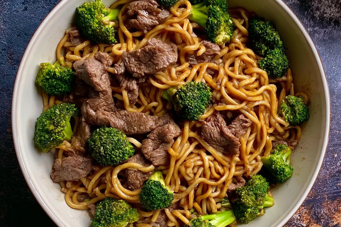 Beef and Broccoli Lo Mein