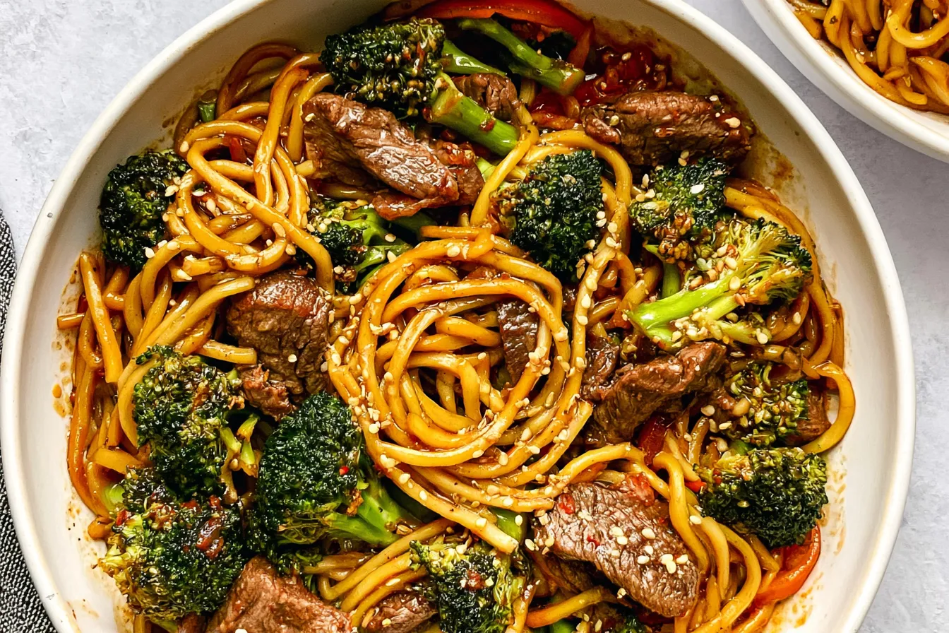 Beef and Broccoli Lo Mein