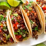 Delicious Beef Tacos Ready to Serve