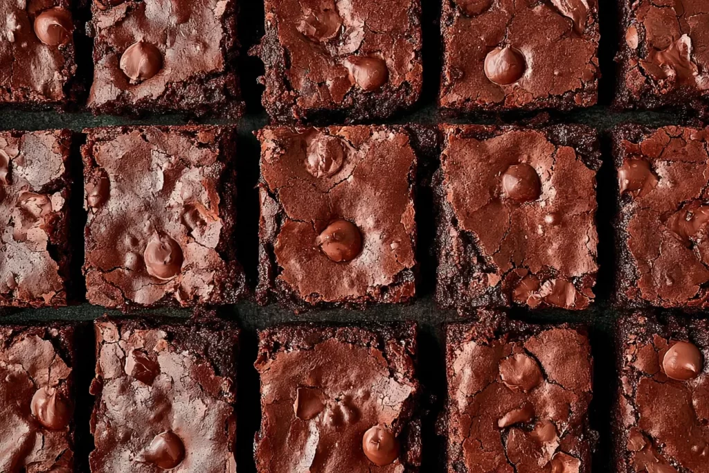 Decadent Brownies Freshly Baked