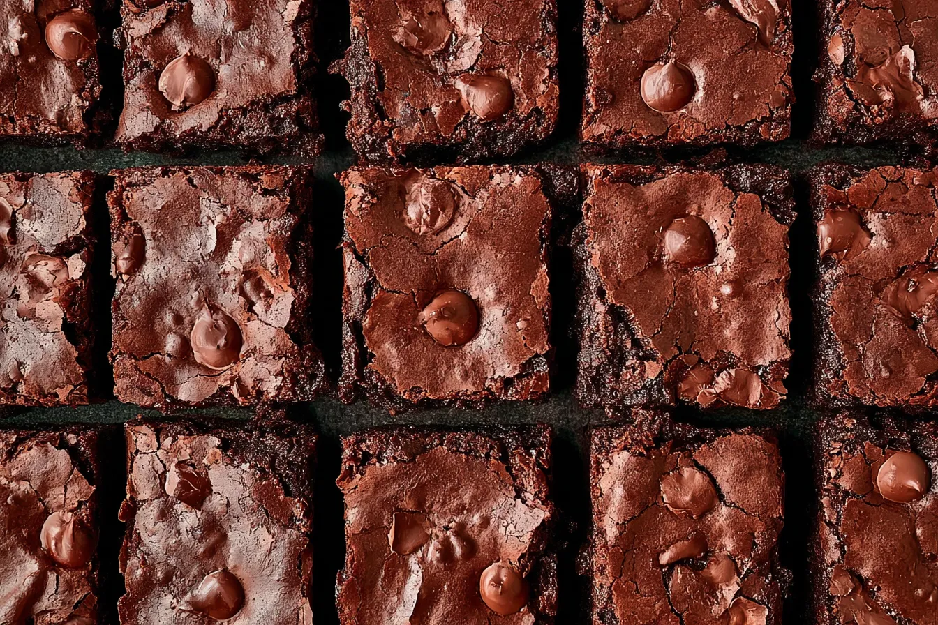 Decadent Brownies Freshly Baked