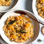 Butternut Squash Risotto in a Bowl