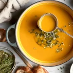 Butternut Squash Soup in a Bowl
