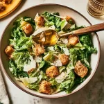 Delicious Caesar Salad with Homemade Dressing