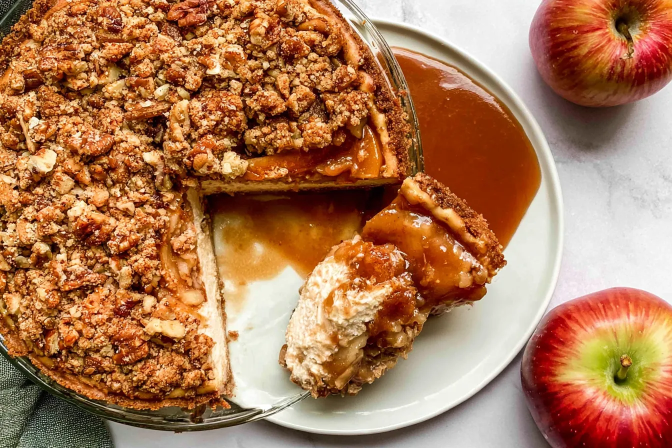 Caramel Apple Cheesecake