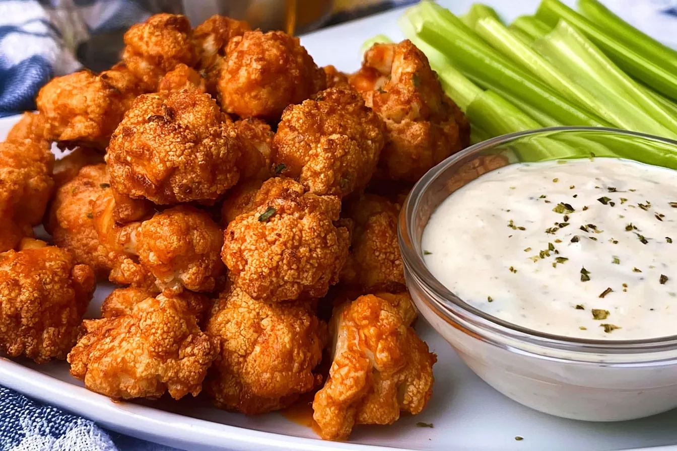 Crispy Cauliflower Buffalo Wings