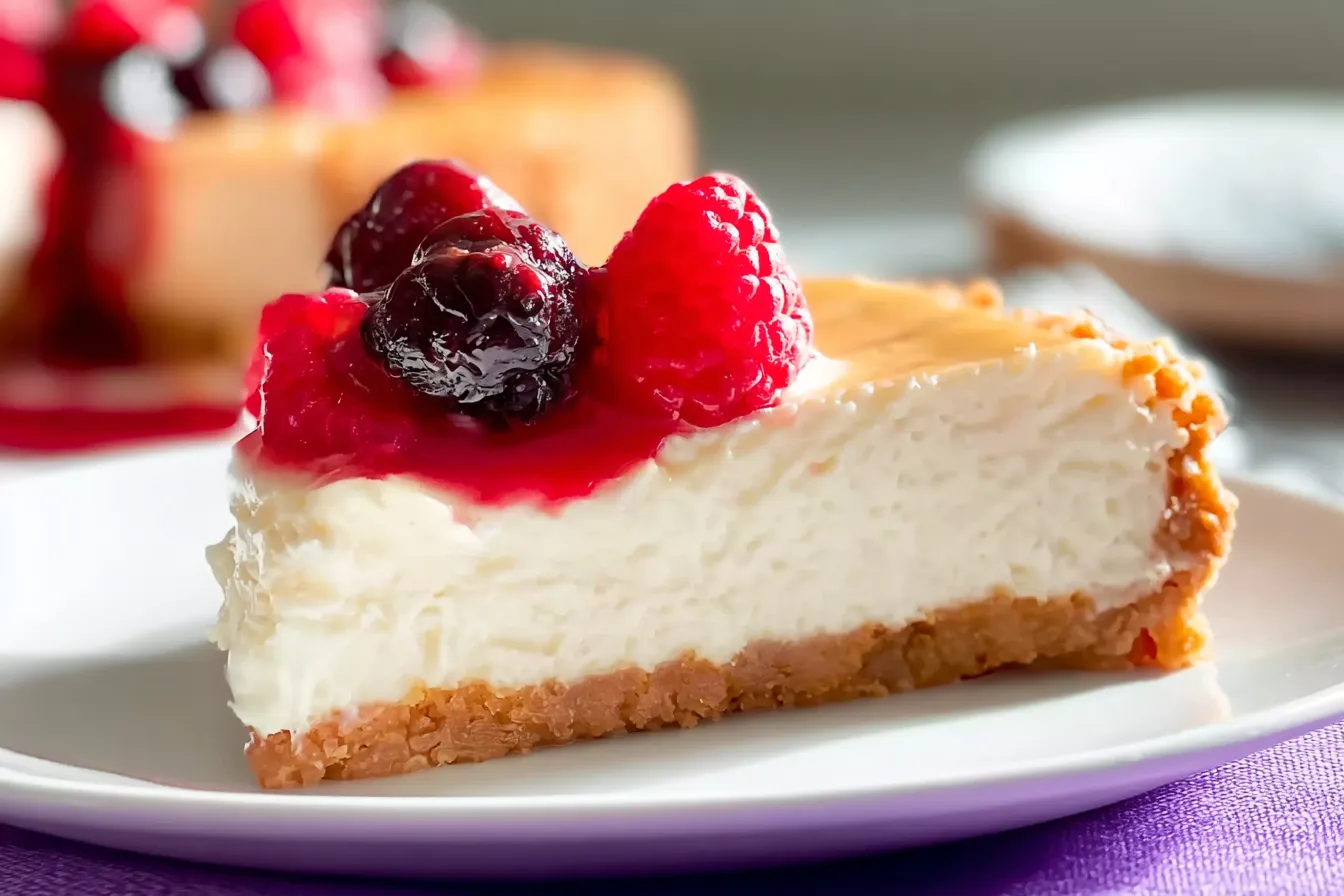 Delicious Homemade Cheesecake