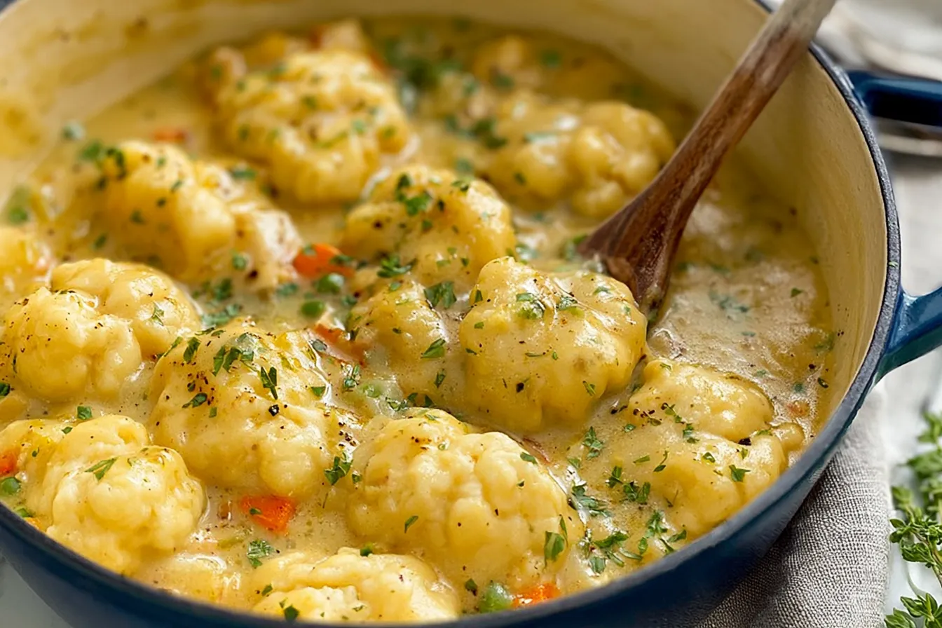 Hearty Chicken and Dumplings Bowl