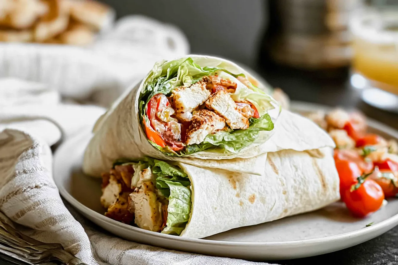 Chicken Caesar Wraps