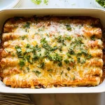 Mouthwatering Chicken Enchiladas Ready to Serve