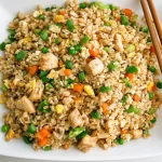Delicious Chicken Fried Rice in a Bowl