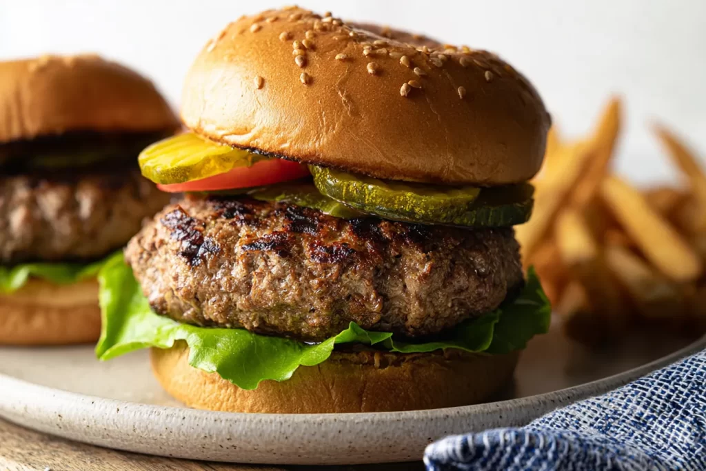Classic Beef Burgers on the Grill