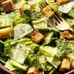 Classic Caesar Salad in a Beautiful Bowl