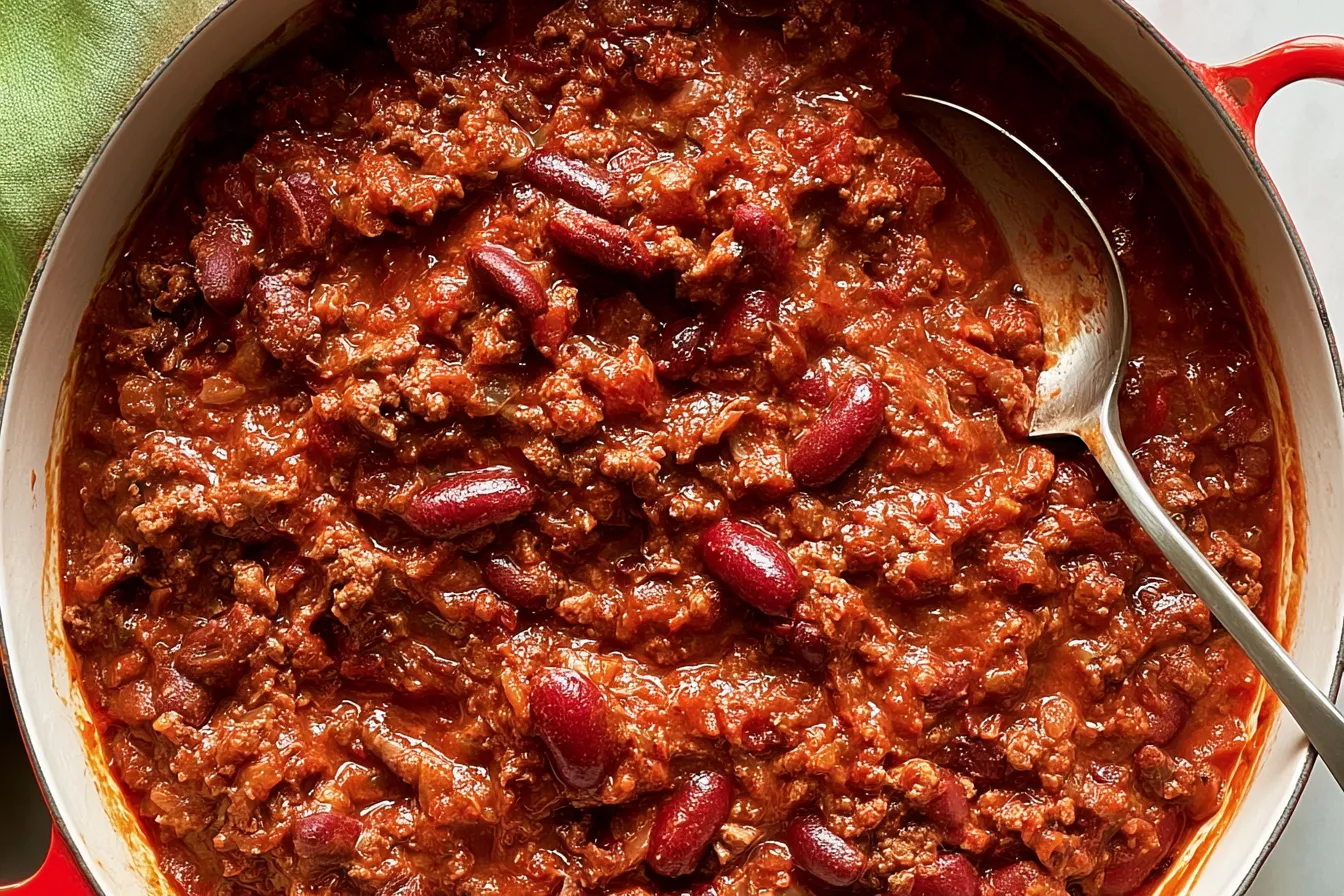 Classic Chili in a Bowl