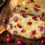 Freshly Baked Cranberry Orange Bread