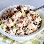 Cranberry Pecan Chicken Salad in a Bowl