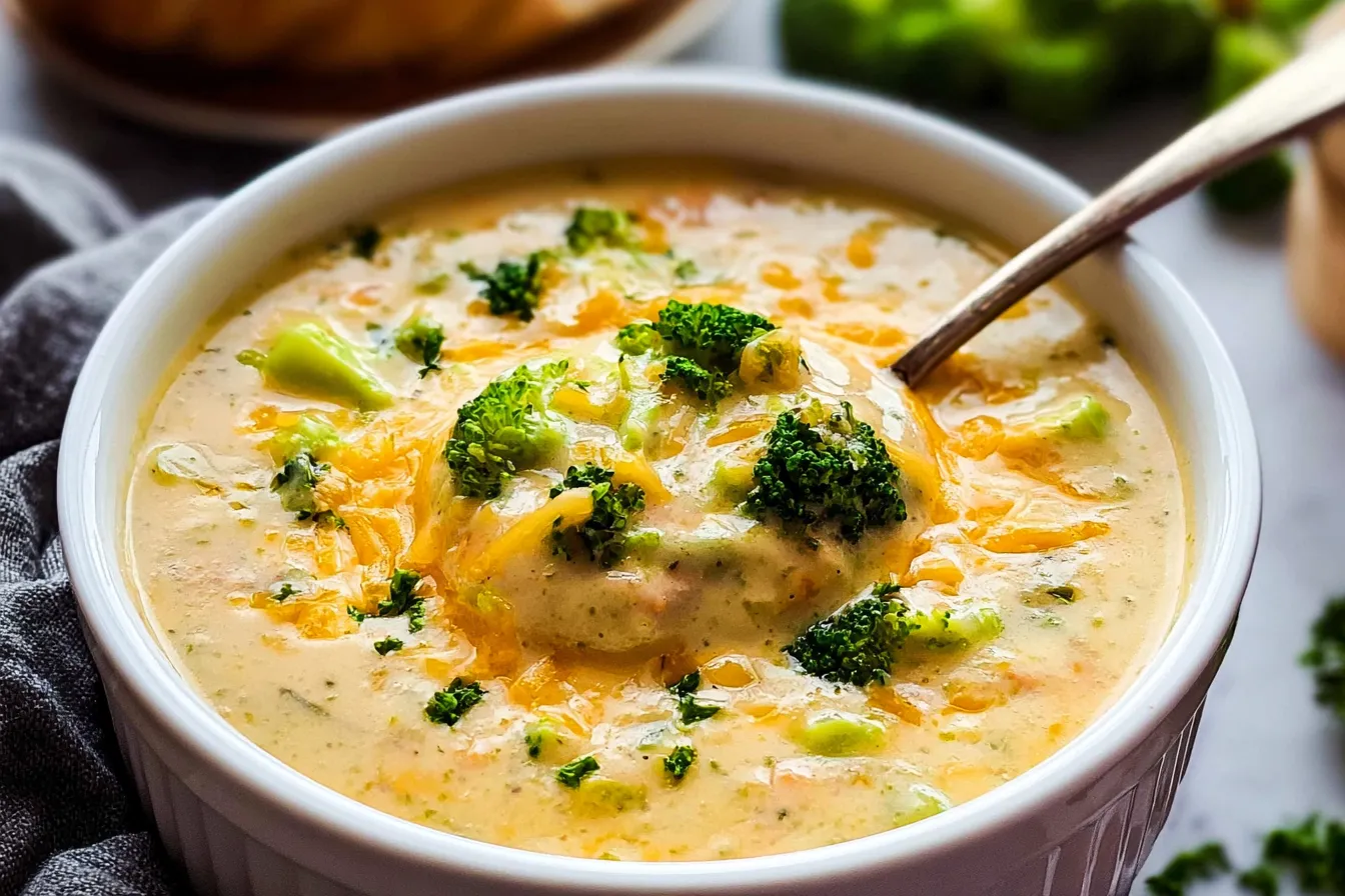 Creamy Broccoli Cheddar Soup