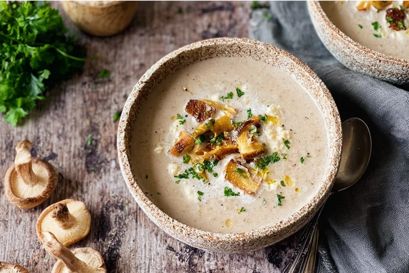 Creamy Wild Mushroom Soup