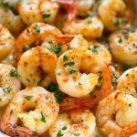 Delicious Garlic Butter Shrimp Ready to Serve
