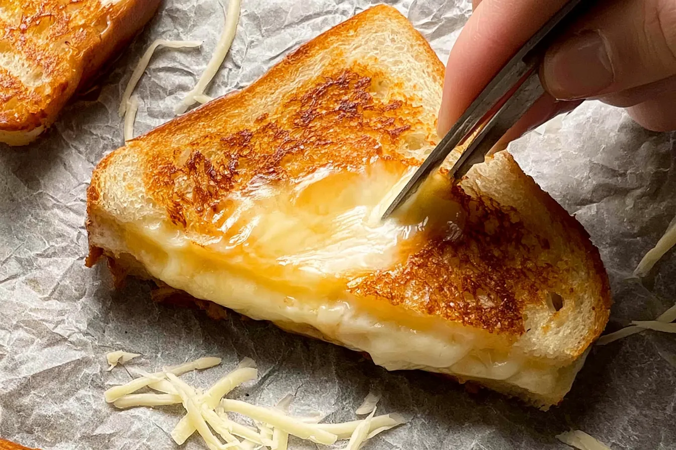 Grilled Cheese Sandwich Melting Perfection