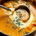Harvest Vegetable Soup in a Warm Bowl