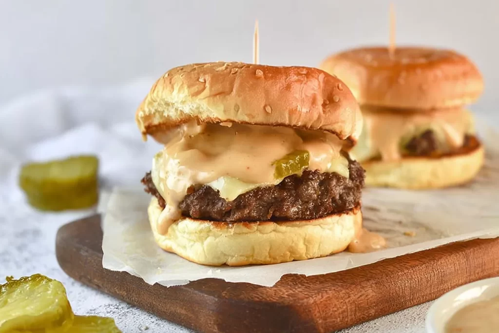 Juicy Homemade Burgers Ready to Grill