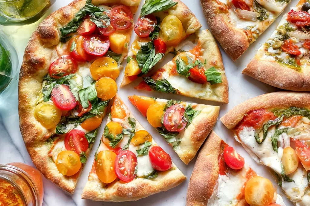Delicious Homemade Pizza Fresh Out of the Oven
